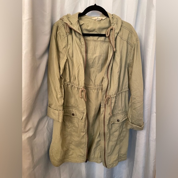 Army Green Trench Coat - Picture 1 of 4
